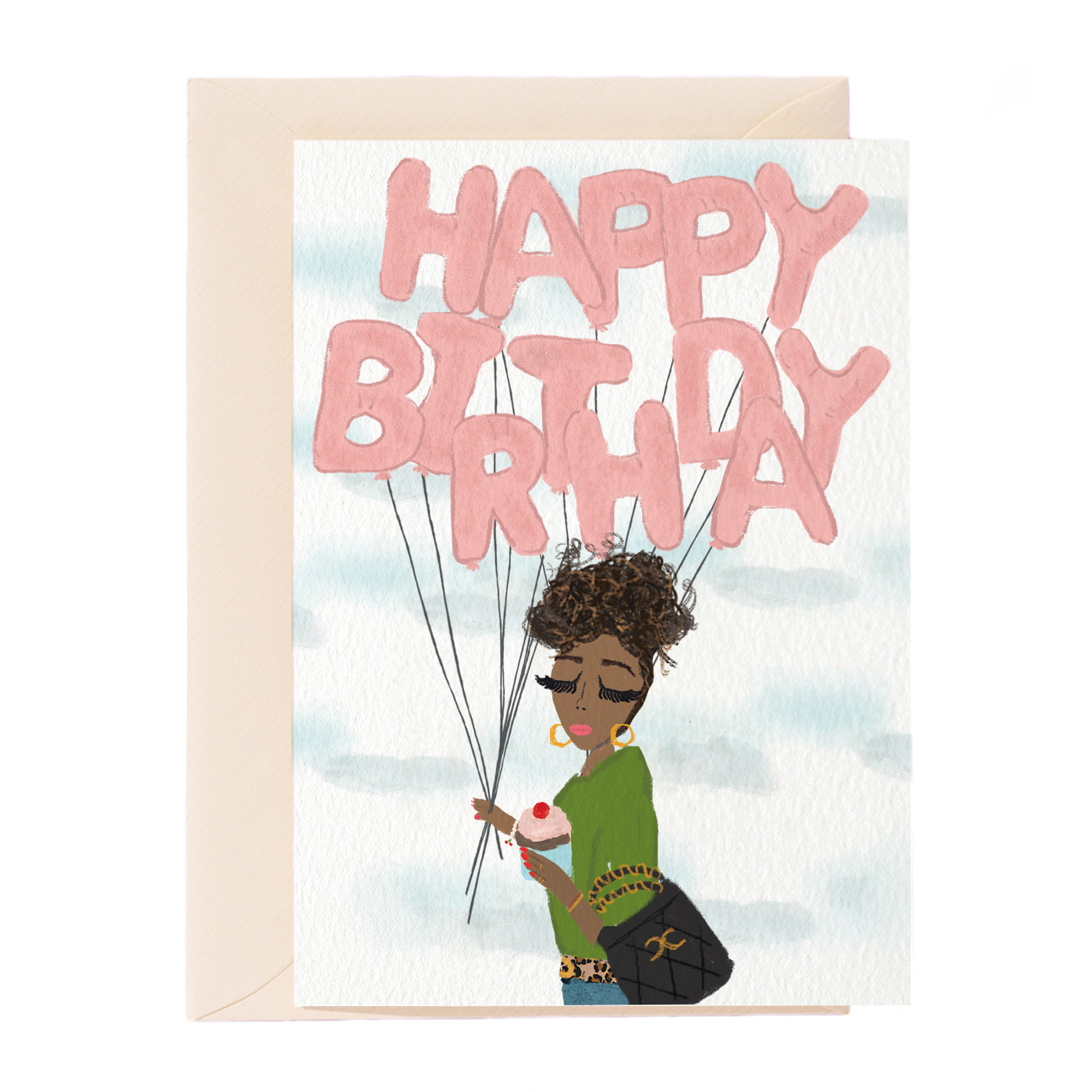 Happy Birthday Girlie Greeting Card