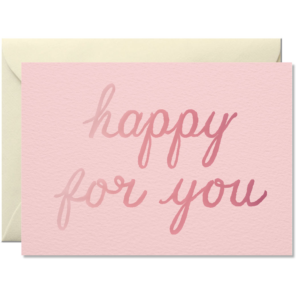 Happy for You - Greeting Card from Nelly Castro