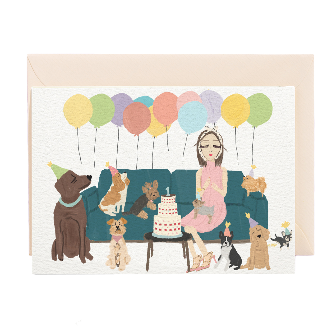 Nelly's Favourite Party - Greeting Card from Nelly Castro