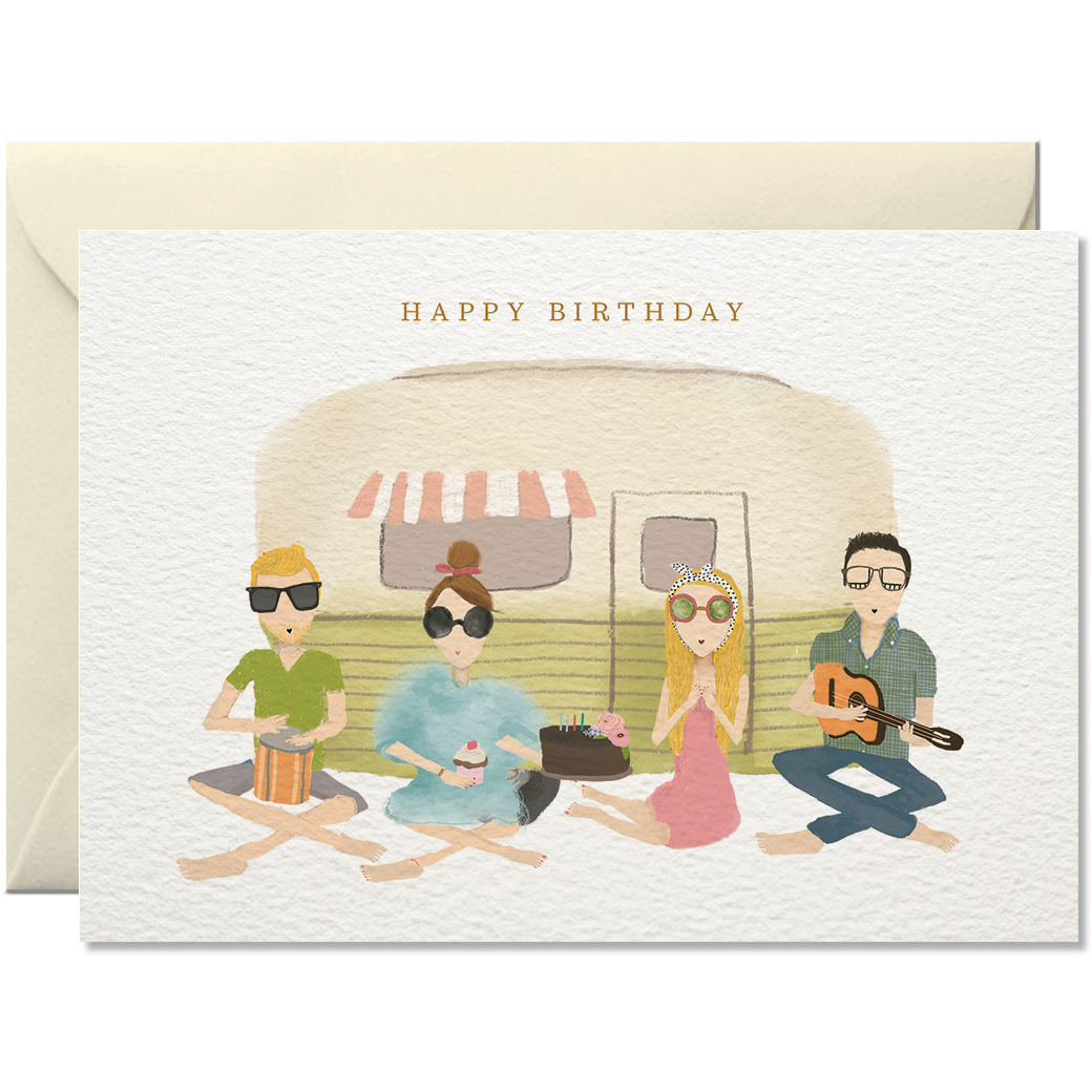 Birthday Camper - Birthday Card from Nelly Castro