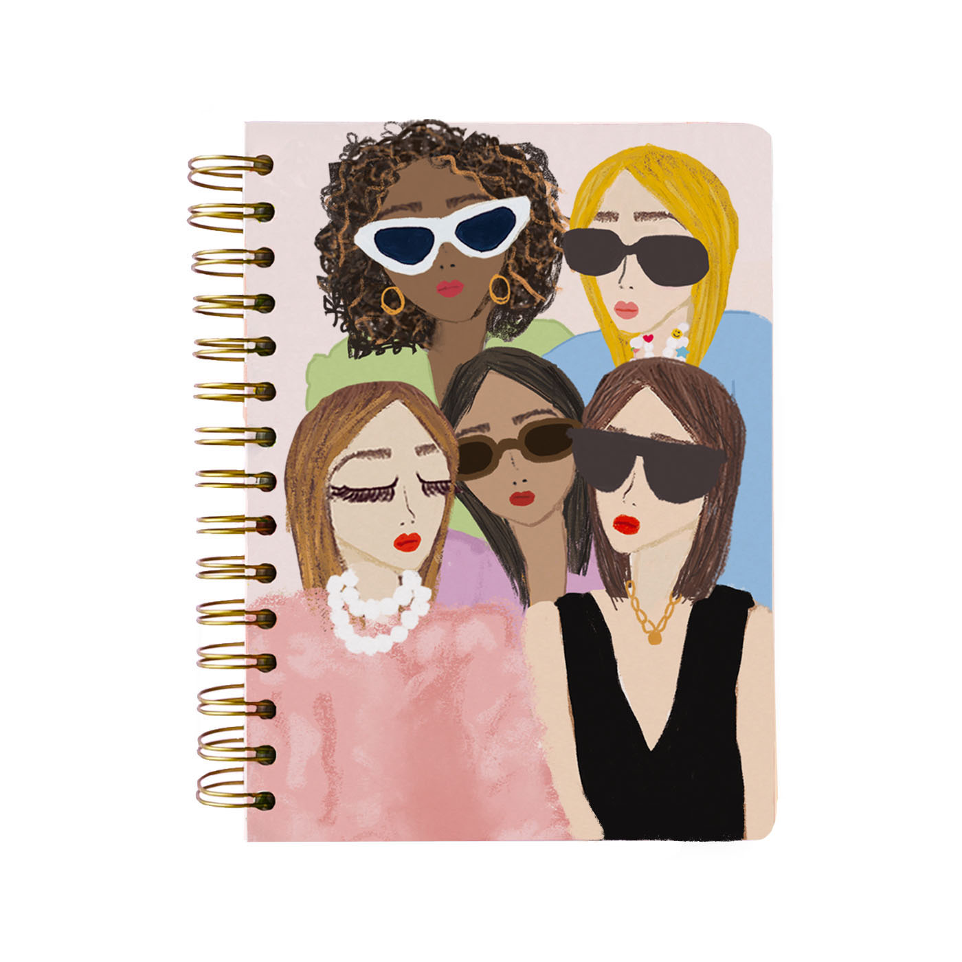 Fashion Girls Notebook with spiral 