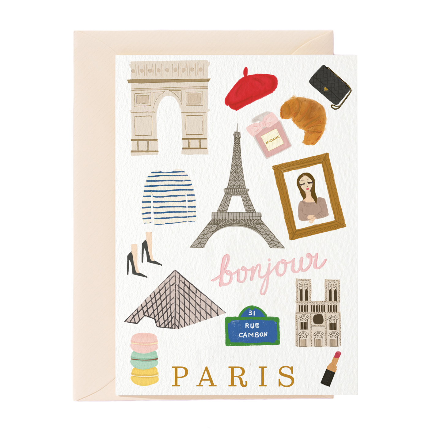 Paris Greeting Card 