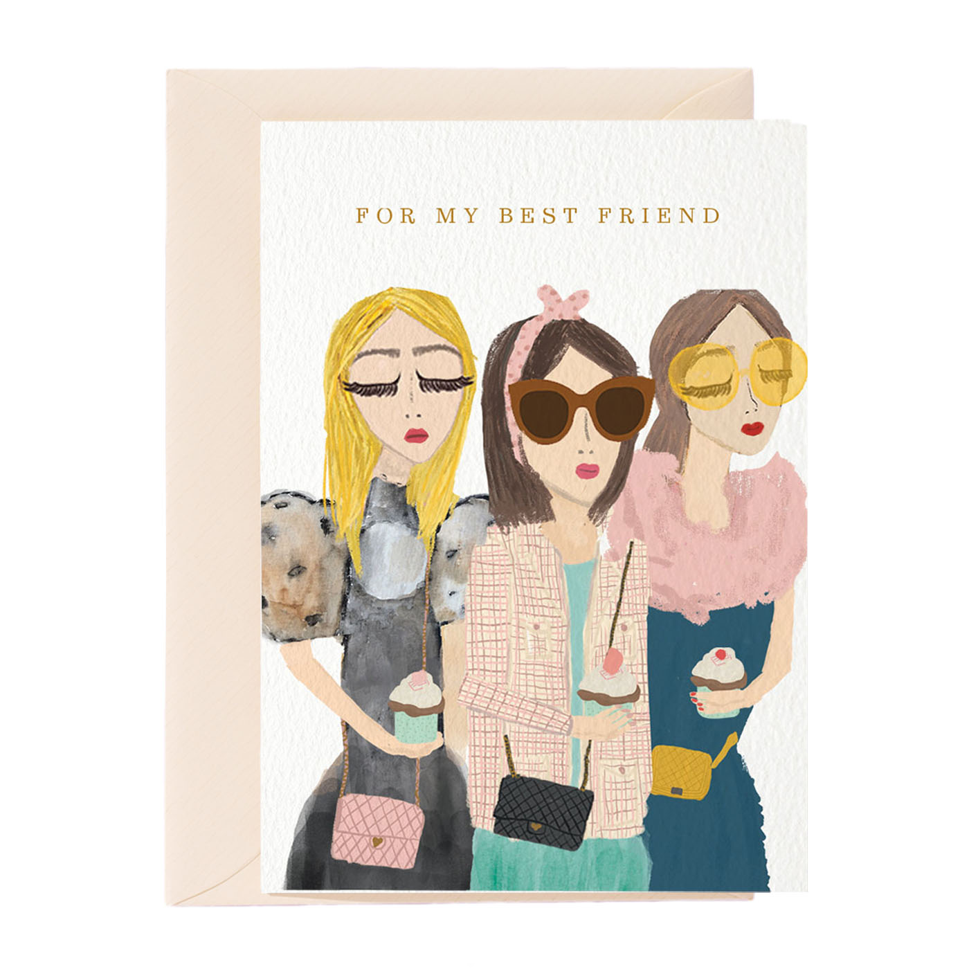 For My Best Friend - Greeting Card from Nelly Castro